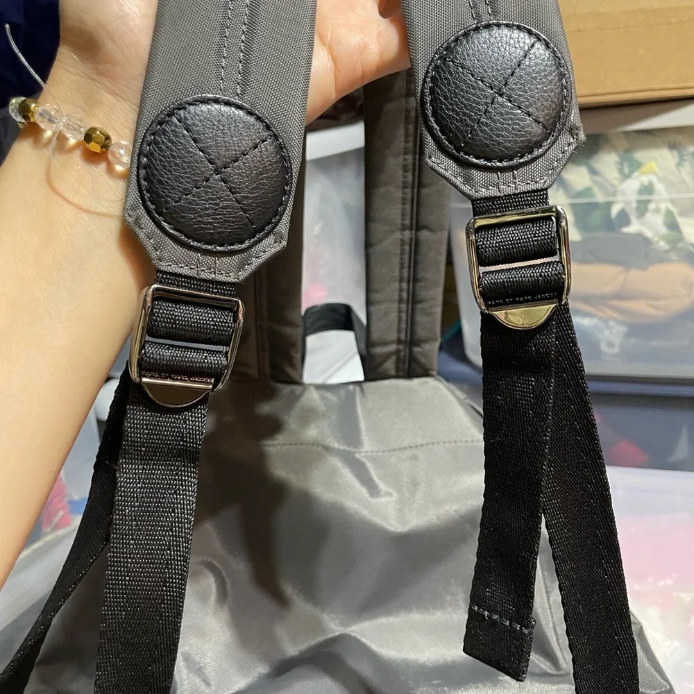 Marc by Marc Jacobs Gray Backpack with Black Accents
